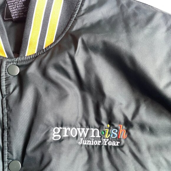 Grownish - Junior Year Green Crew Jacket Bomber - Size M - Picture 2 of 6